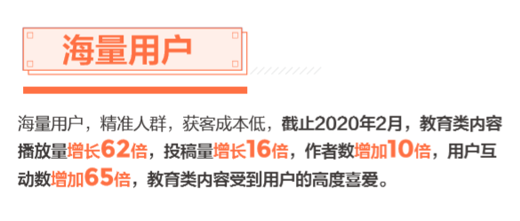 抖音教育企业号年增324%，助力教育行业线上经营