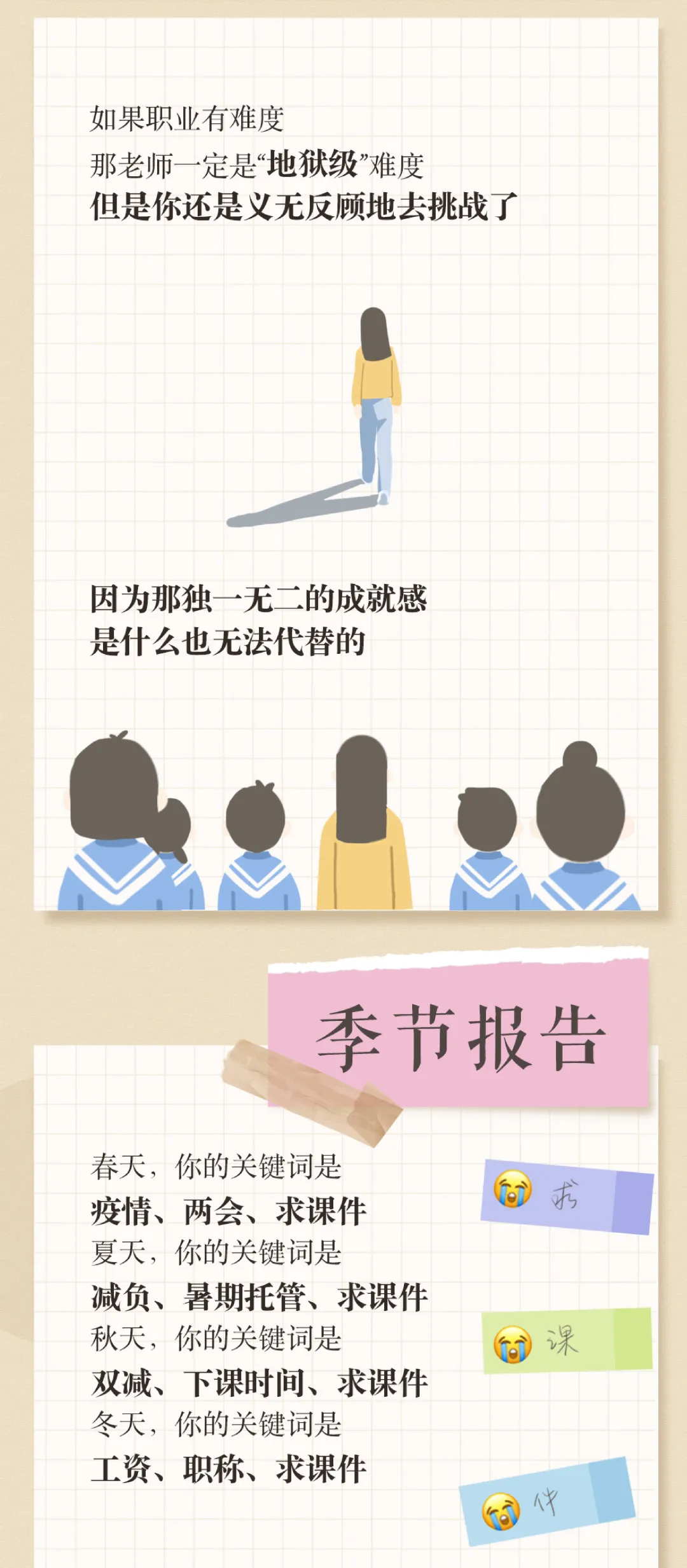 想问问老师们这一年对线了多少位家长？