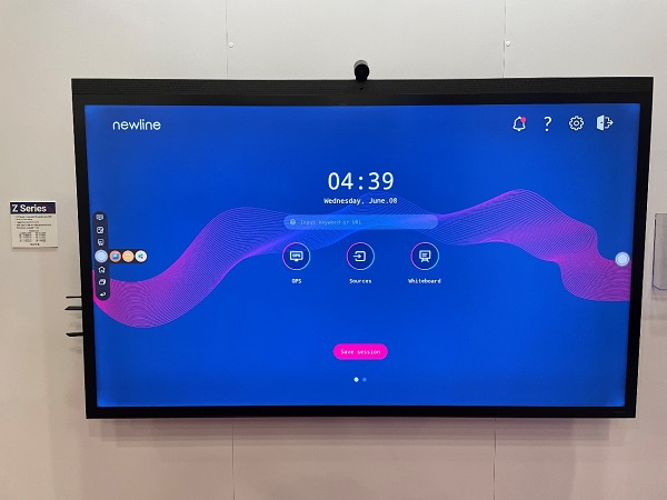 鸿合科技旗下newline携新品亮相美国Infocomm：加速布局海外市场