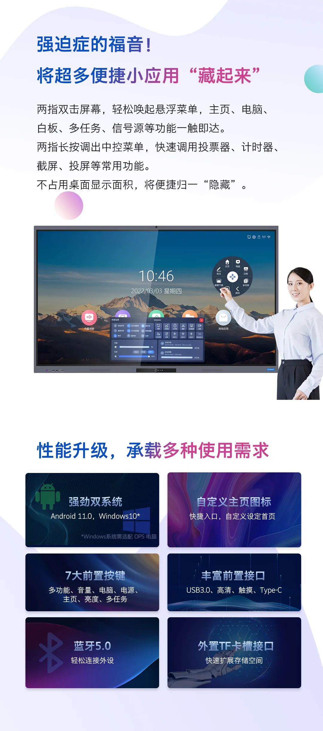 一图看懂｜志跃Z系列教学一体机