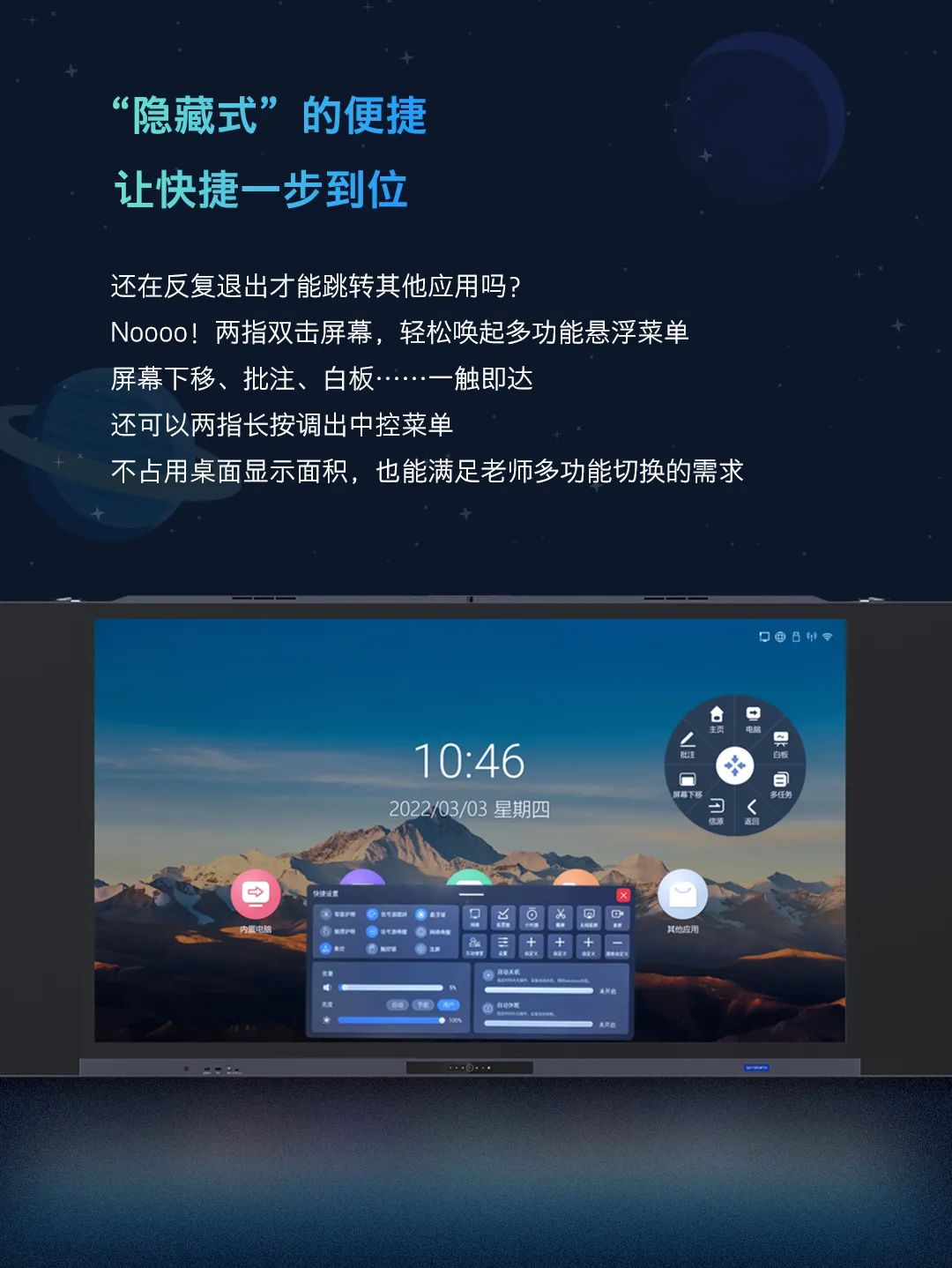 一图看懂｜志搏T系列Incell黑板