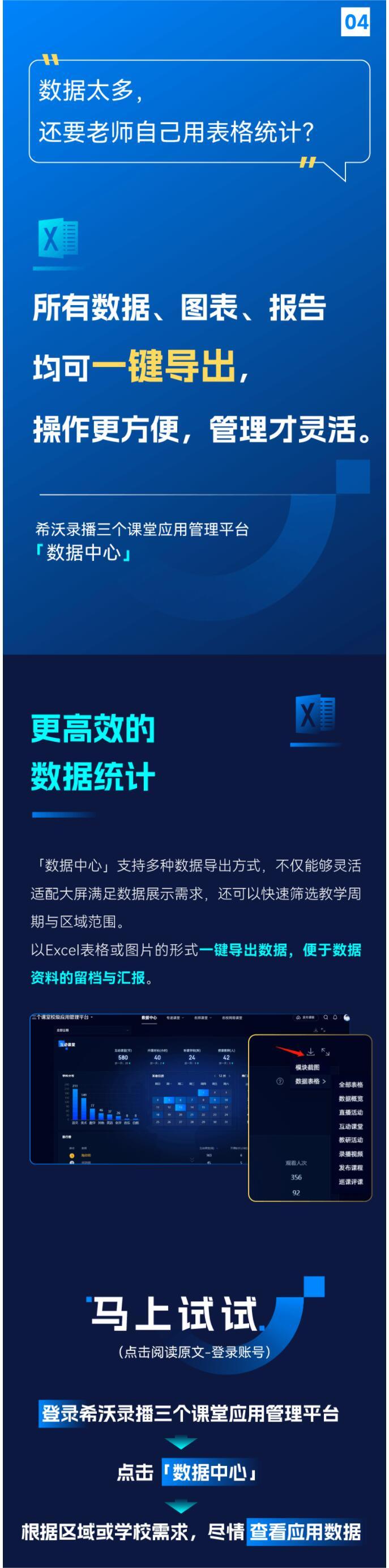 希沃录播管理平台升级！用客观数据评估“三个课堂”有效应用