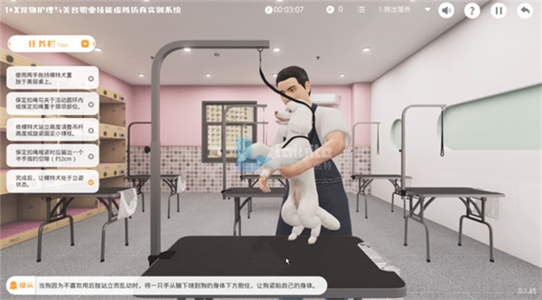 1+X宠物护理与美容职业技能虚拟仿真实训系统