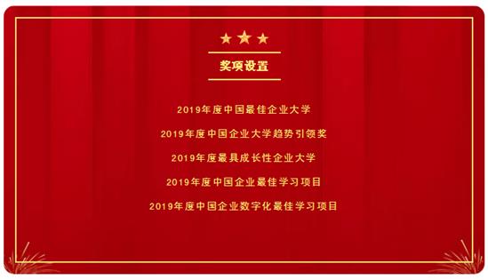 2019中国最  佳企业大学排行榜颁奖盛典暨第九届中国企业大学发展论坛即将召开