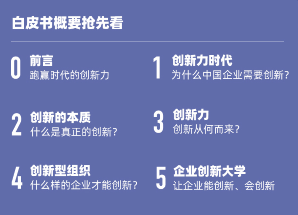 跑赢时代的创新力丨混沌大学推出首部企业创新力白皮书