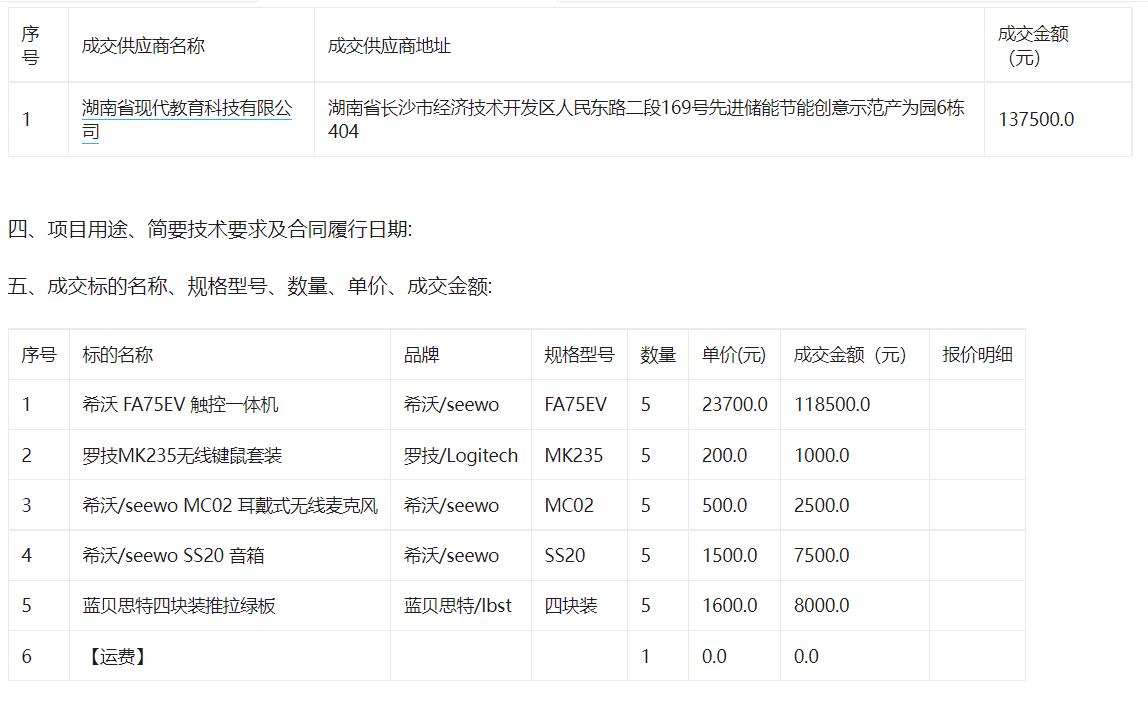 通道侗族自治县第二完全小学关于触控一体机的网上超市采购项目采购项目