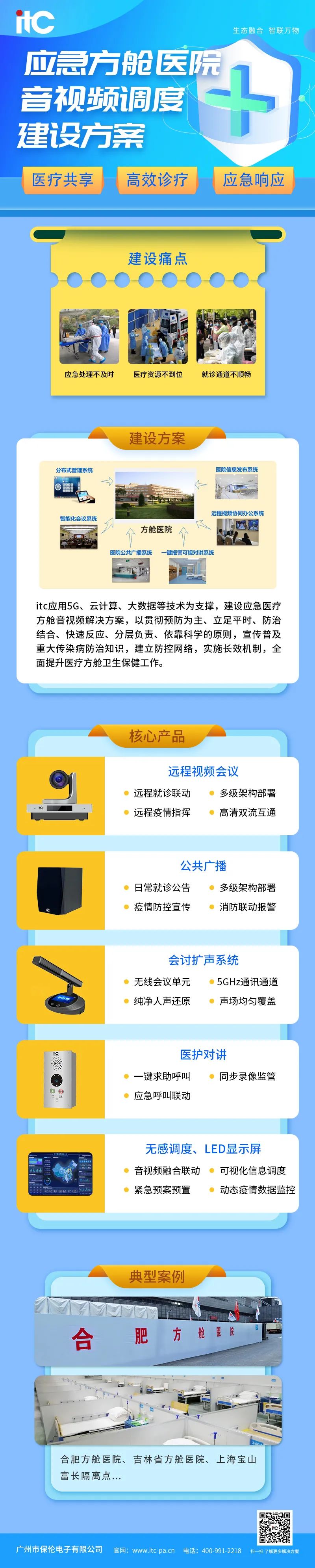 itc应急方舱医院音视频系统整体解决方案