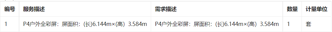 东莞市大岭山镇第五小学LED显示屏定点议价采购公告