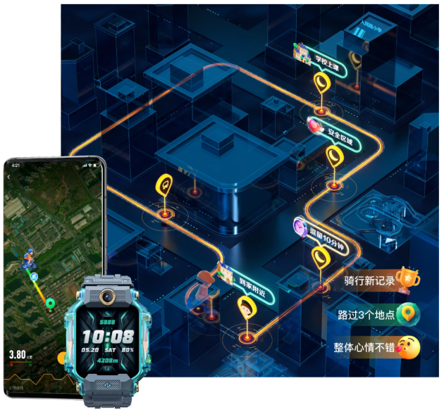 位置信息、健康信息全都有，小天才电话手表Z8让家长更安心