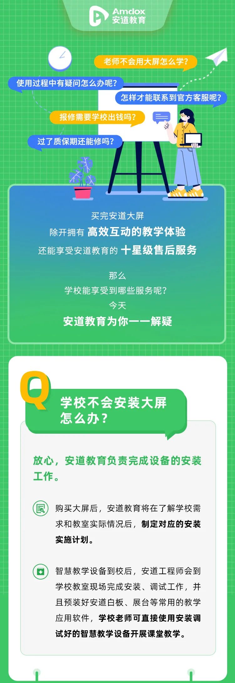 一文看懂安道教育售后服务内容，以用户为中心并非说说而已