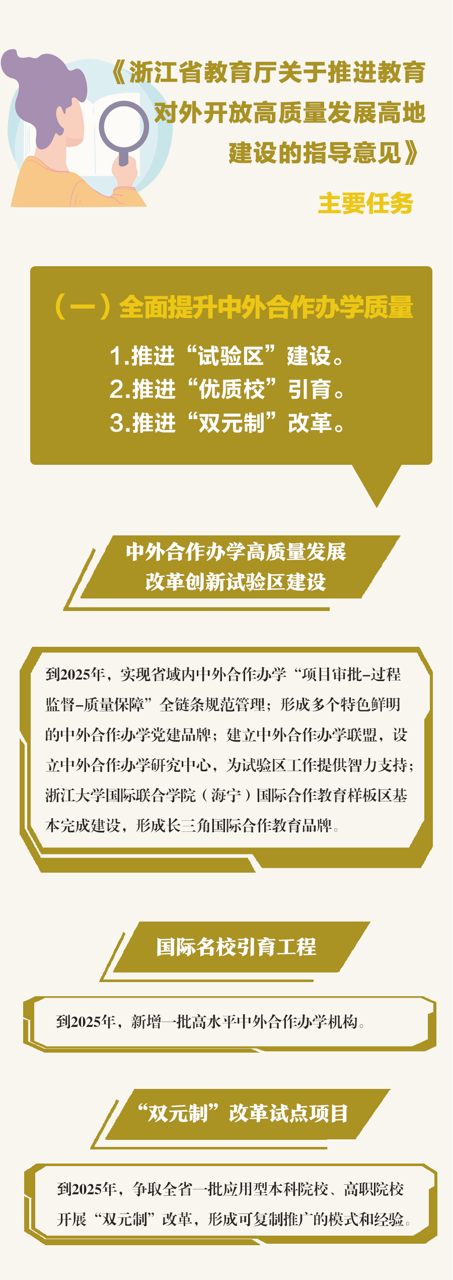 到2025年，浙江将努力建设全国教育对外开放高质量发展高地