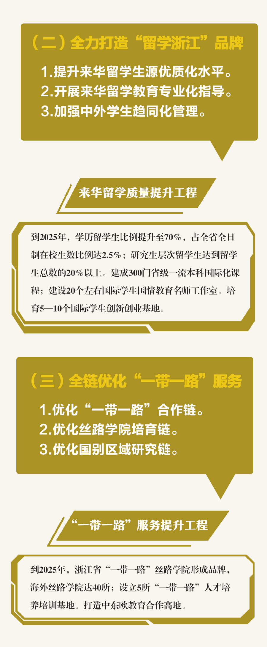 到2025年，浙江将努力建设全国教育对外开放高质量发展高地