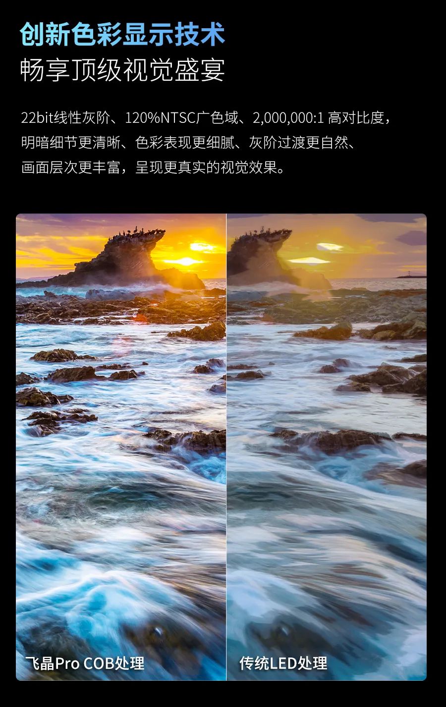 全新力作 飞利浦·飞晶Pro COB（画质篇）丨一屏万象，看见【视】界的力量！