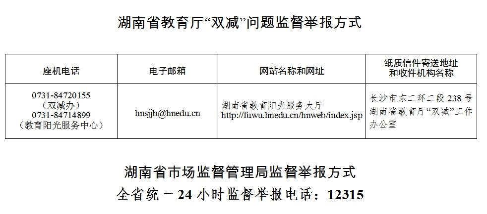 湖南省教育厅加强2024年寒假期间校外培训治理