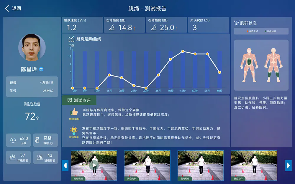 itc AI智慧体育解决方案，让更多学生“AI”上运动！