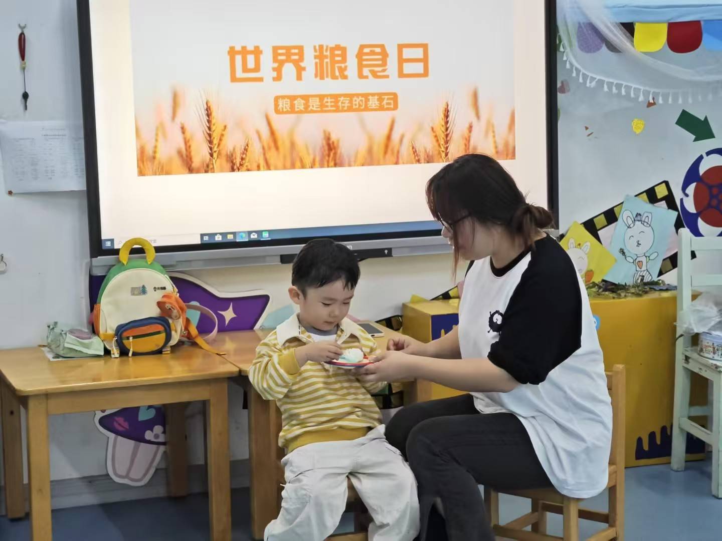 苏州市姑苏区东环第二幼儿园开展了世界粮食日活动 