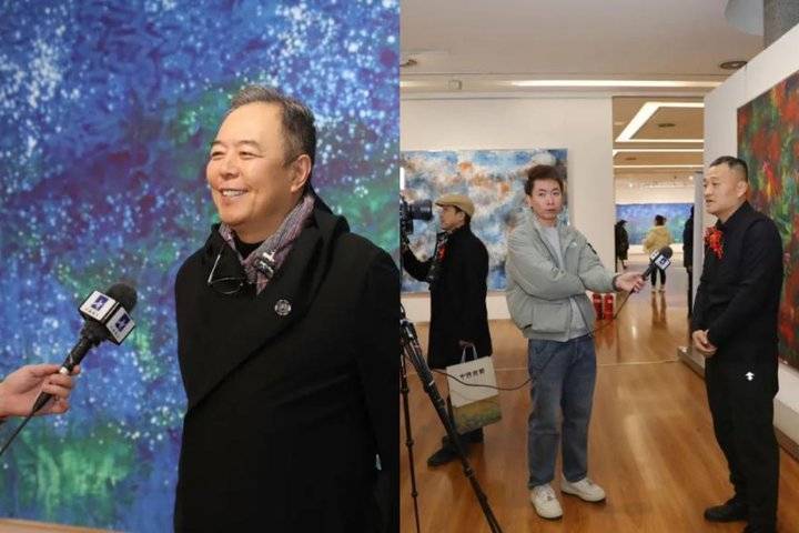 “道法自然秦树明彩墨画暨璞石书院签约艺术家作品展”在京开幕