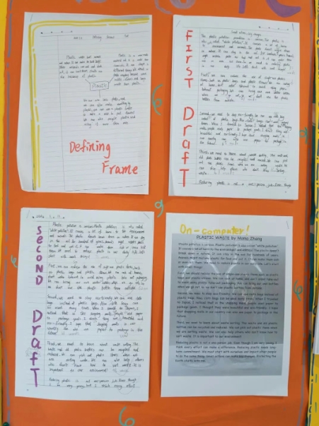 朝阳凯文小学部学生英文写作发布会：“笔尖下的地球”