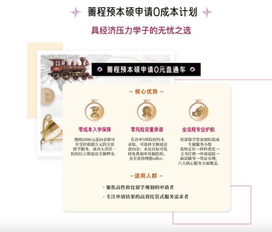 菁程留学凭借文书共创模式，快速打开国内市场